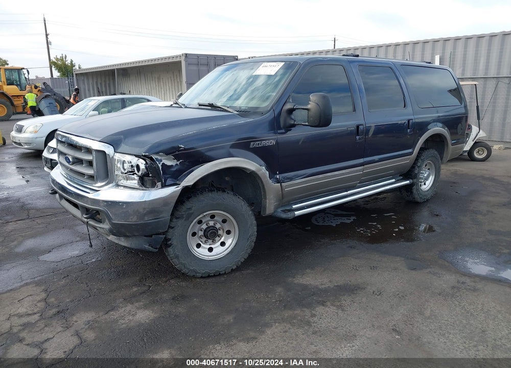 2000 FORD EXCURSION LIMITED VIN: 1FMSU43F4YEC60433