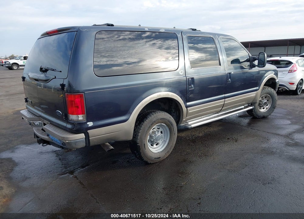 2000 FORD EXCURSION LIMITED VIN: 1FMSU43F4YEC60433