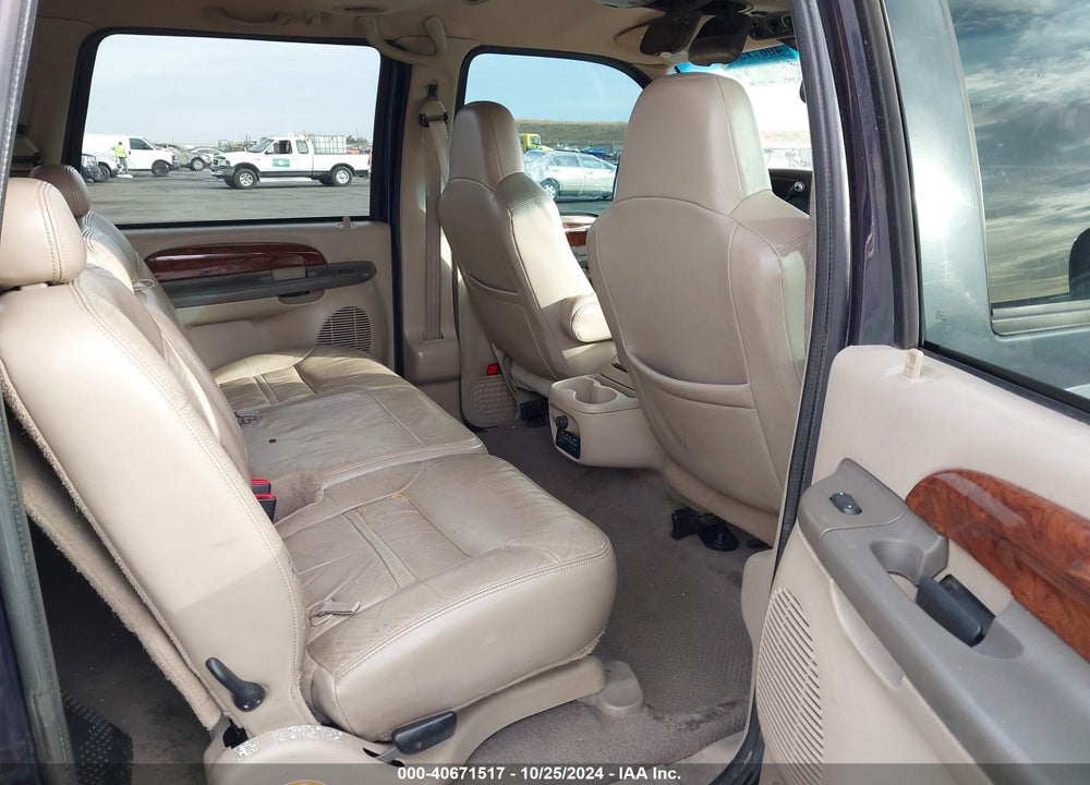 2000 FORD EXCURSION LIMITED VIN: 1FMSU43F4YEC60433