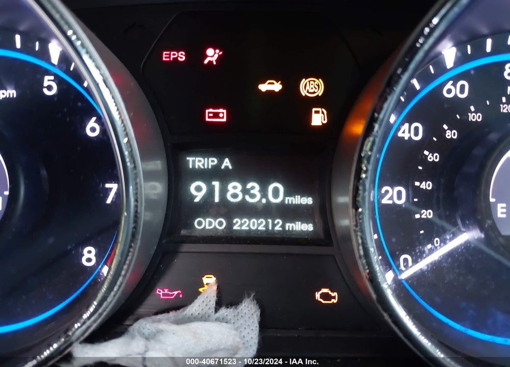 2013 HYUNDAI SONATA GLS VIN: 5NPEB4AC4DH771702