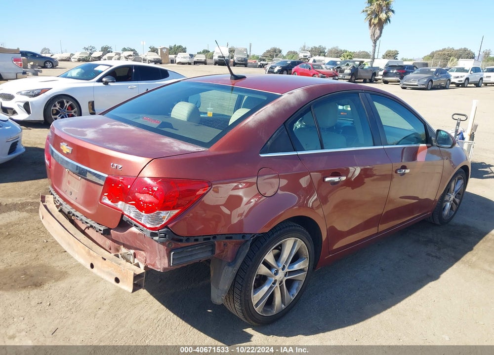 2013 CHEVROLET CRUZE LTZ VIN: 1G1PG5SB0D7126919