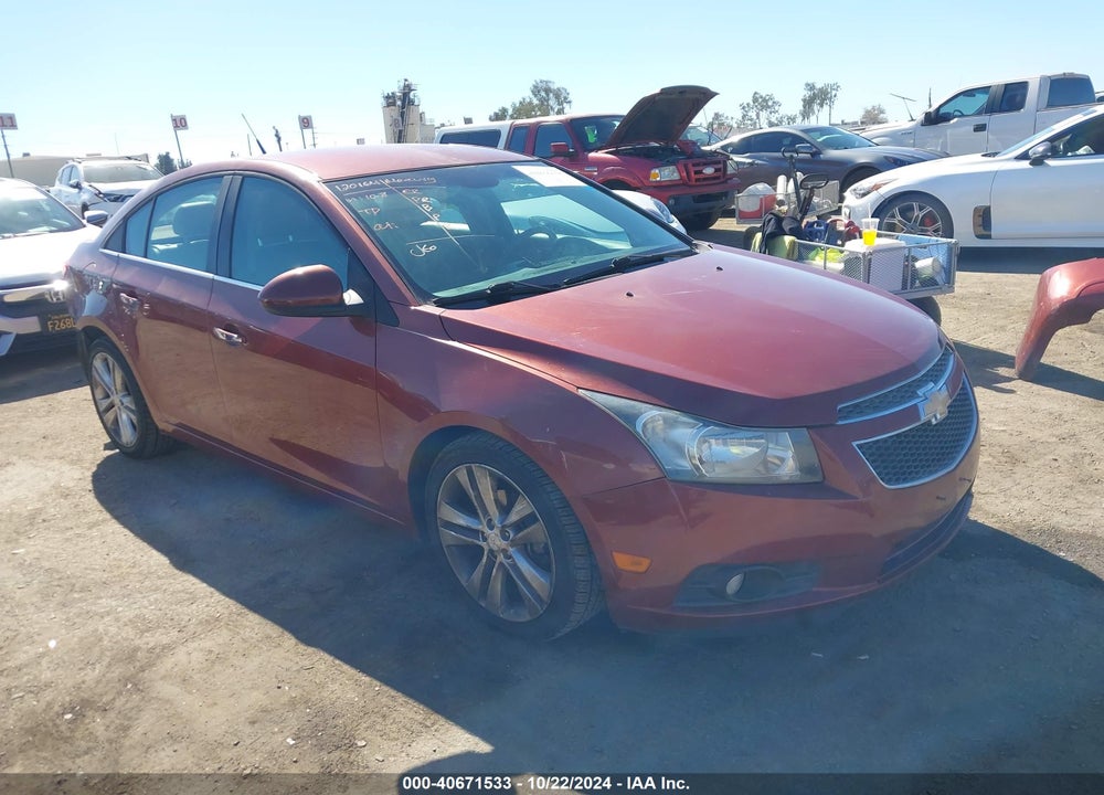 2013 CHEVROLET CRUZE LTZ VIN: 1G1PG5SB0D7126919