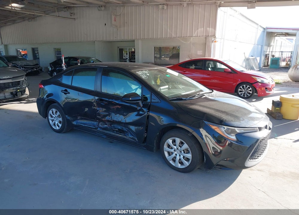 2021 TOYOTA COROLLA LE VIN: JTDEPMAE9MJ124576