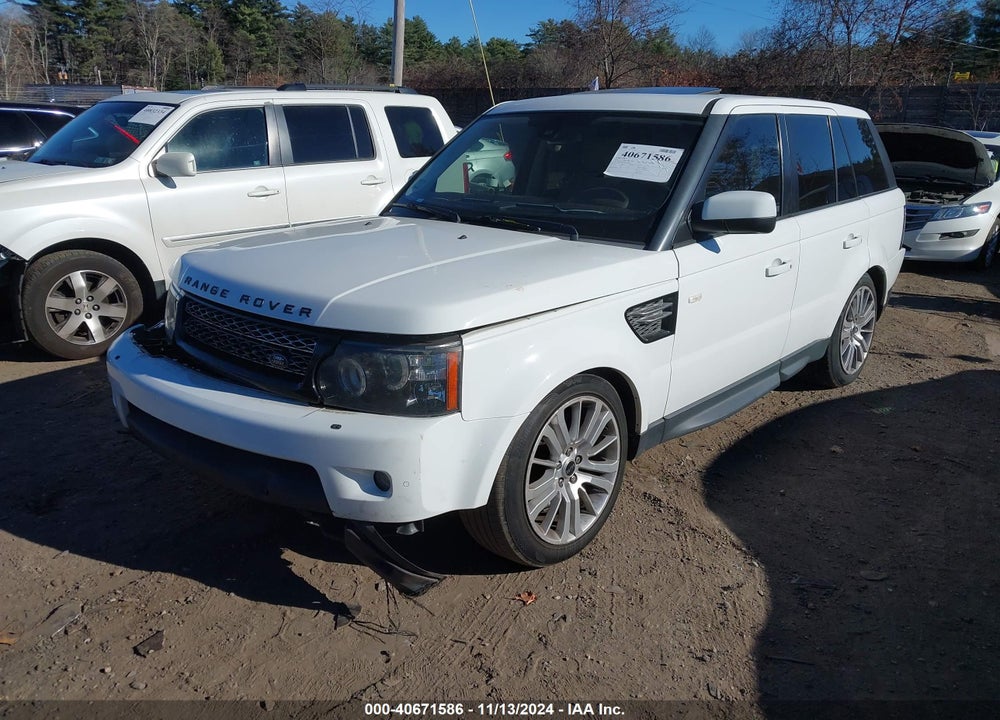 2012 LAND ROVER RANGE ROVER SPORT HSE VIN: SALSK2D40CA746404
