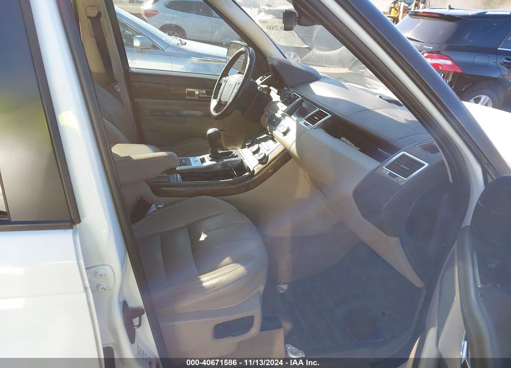 2012 LAND ROVER RANGE ROVER SPORT HSE VIN: SALSK2D40CA746404