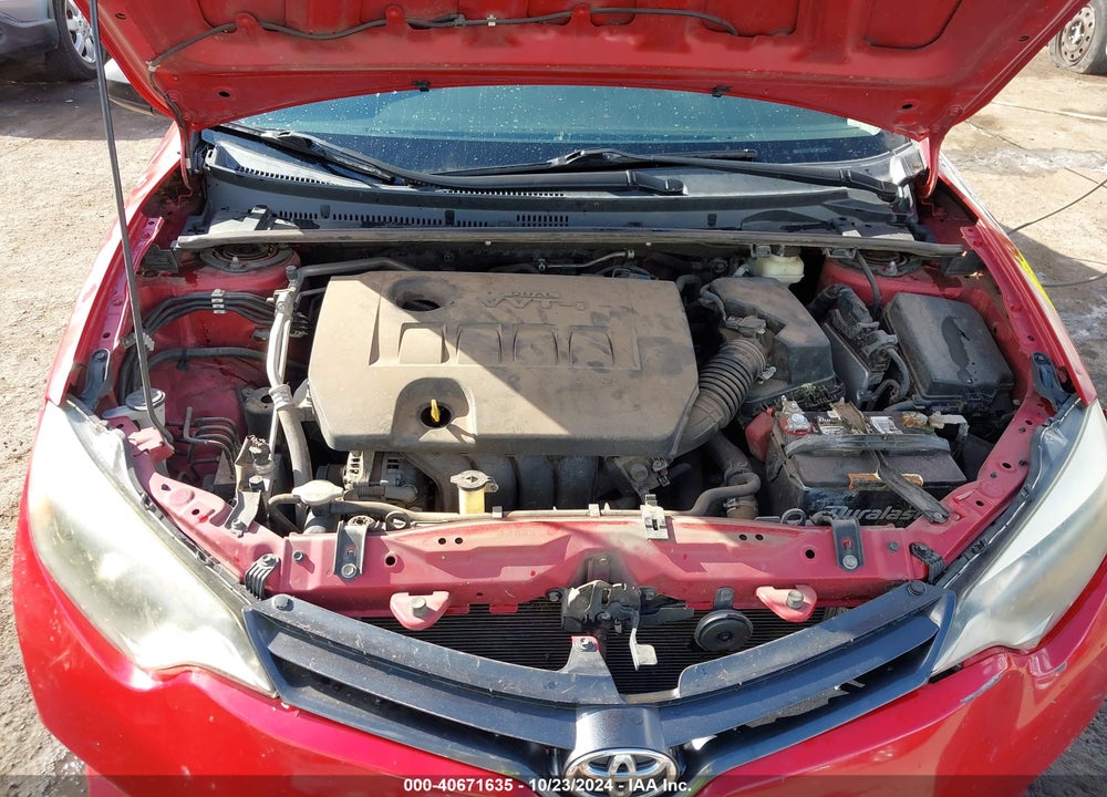 2015 TOYOTA COROLLA LE VIN: 5YFBURHE4FP259350