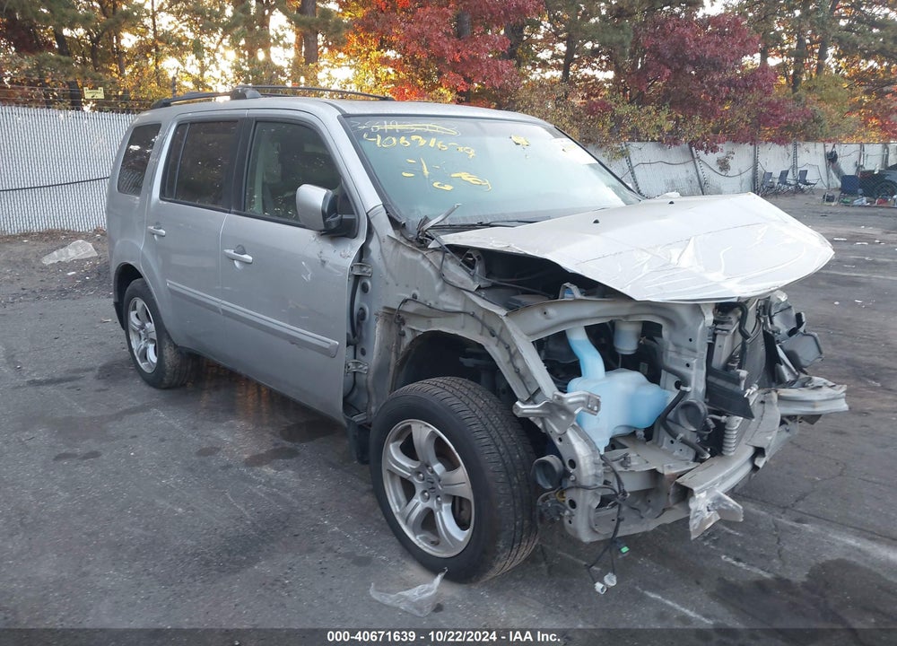 2012 HONDA PILOT EX-L VIN: 5FNYF4H63CB072897