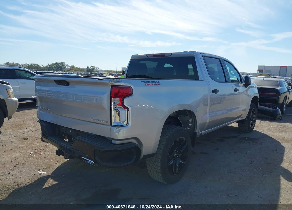 2022 CHEVROLET SILVERADO 1500 LTD 4WD SHORT BED CUSTOM TRAIL BOSS VIN: 3GCPYCEL7NG200467
