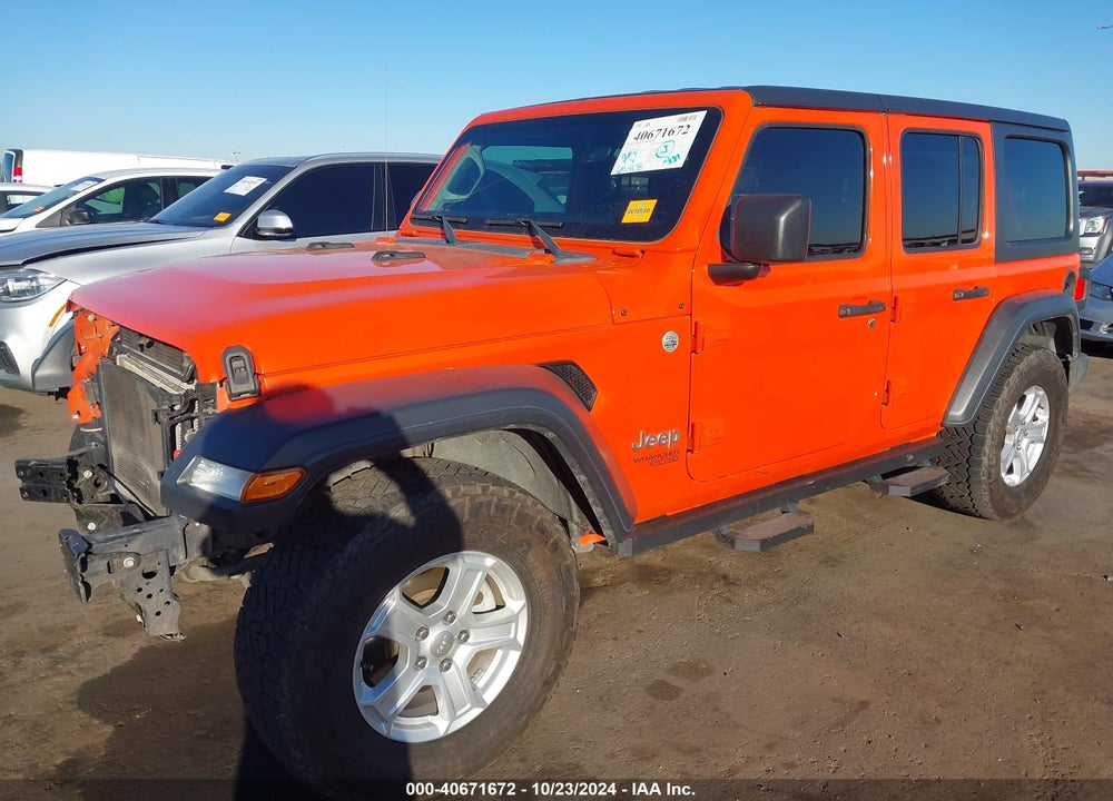 2020 JEEP WRANGLER UNLIMITED SPORT S 4X4 VIN: 1C4HJXDN0LW155227