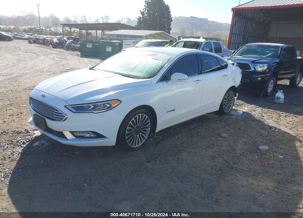 2017 FORD FUSION HYBRID TITANIUM VIN: 3FA6P0RU1HR360035
