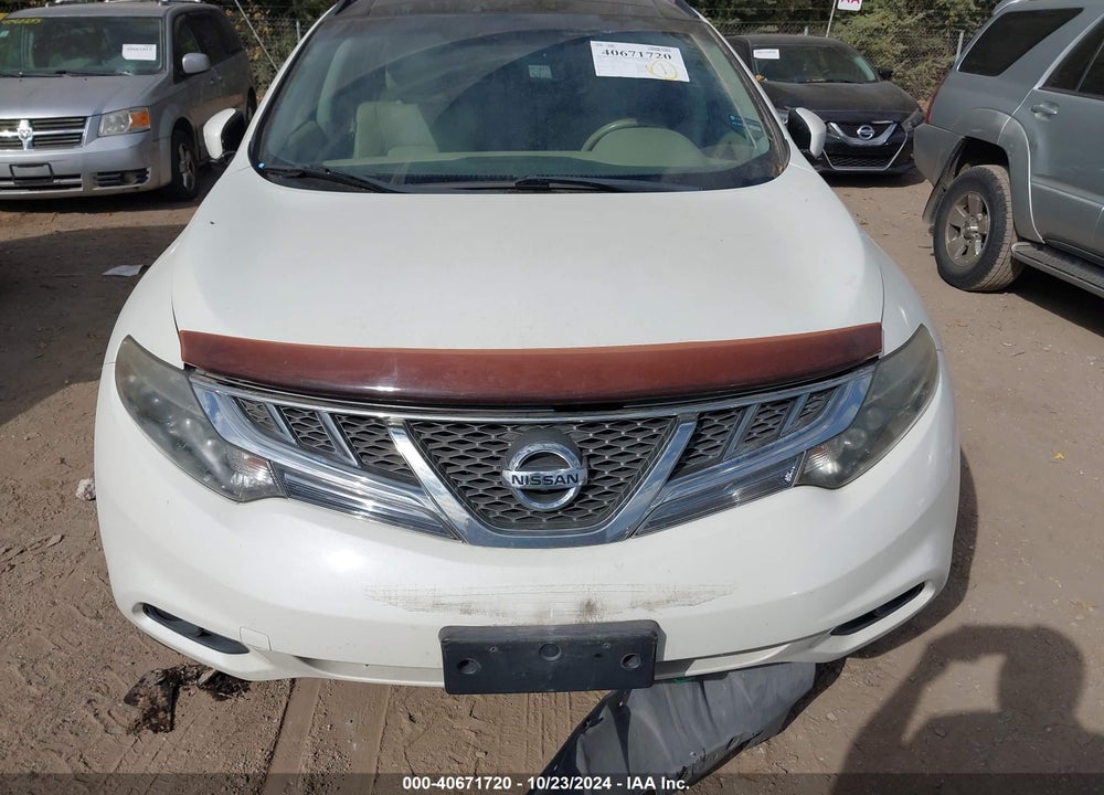 2012 NISSAN MURANO LE VIN: JN8AZ1MW9CW211105