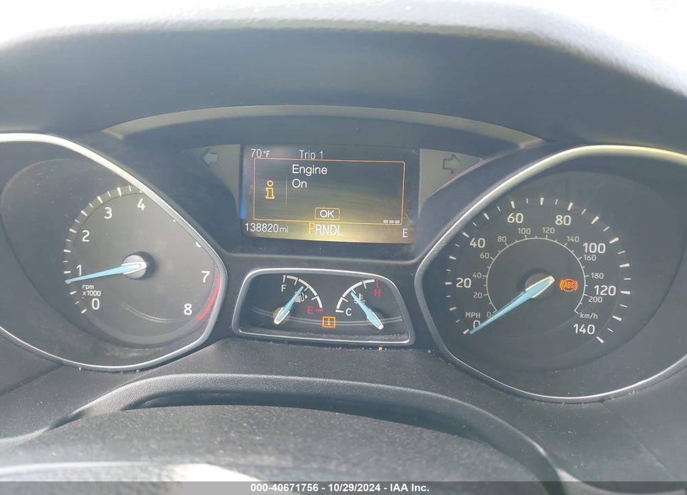 2017 FORD FOCUS VIN: 1FADP3F22HL306091
