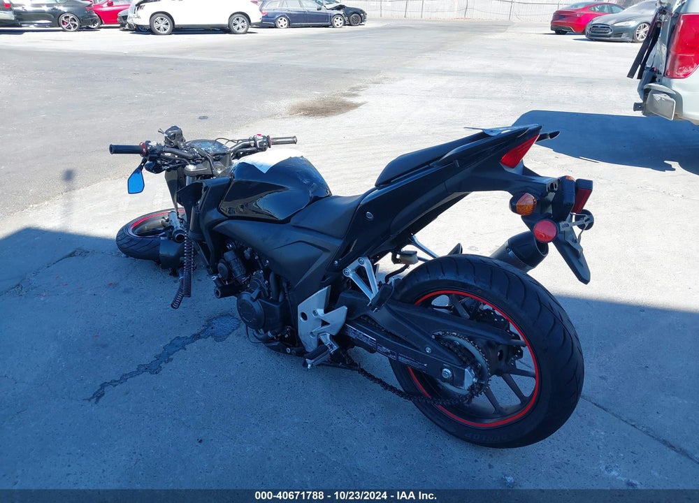2014 HONDA CB500 F VIN: MLHPC4514E5100141