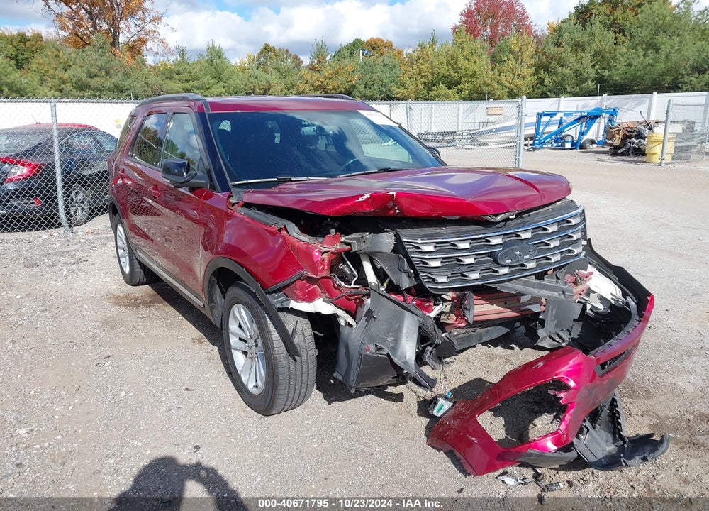 2017 FORD EXPLORER XLT VIN: 1FM5K7D86HGD80646