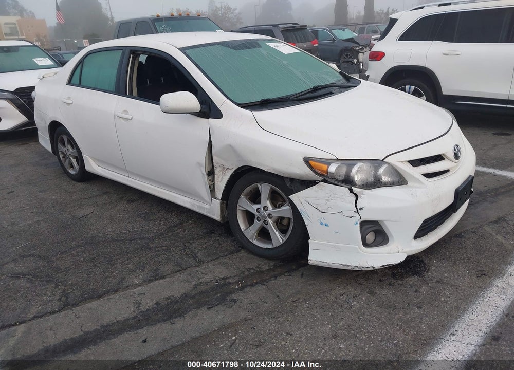 2011 TOYOTA COROLLA S VIN: 2T1BU4EE4BC677621