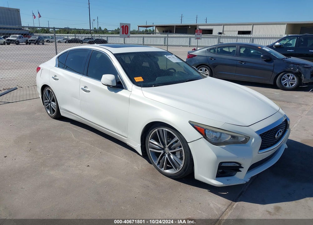 2014 INFINITI Q50 SPORT VIN: JN1BV7AP6EM674591