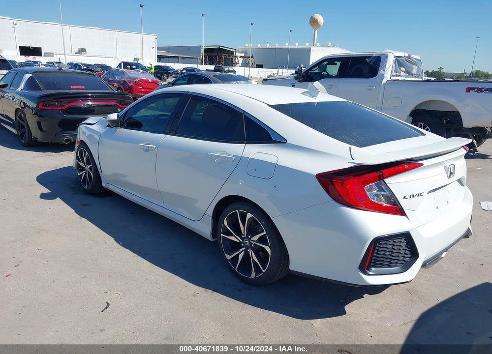 2019 HONDA CIVIC SI VIN: 2HGFC1E53KH706374