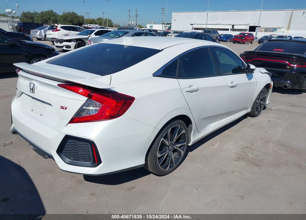 2019 HONDA CIVIC SI VIN: 2HGFC1E53KH706374