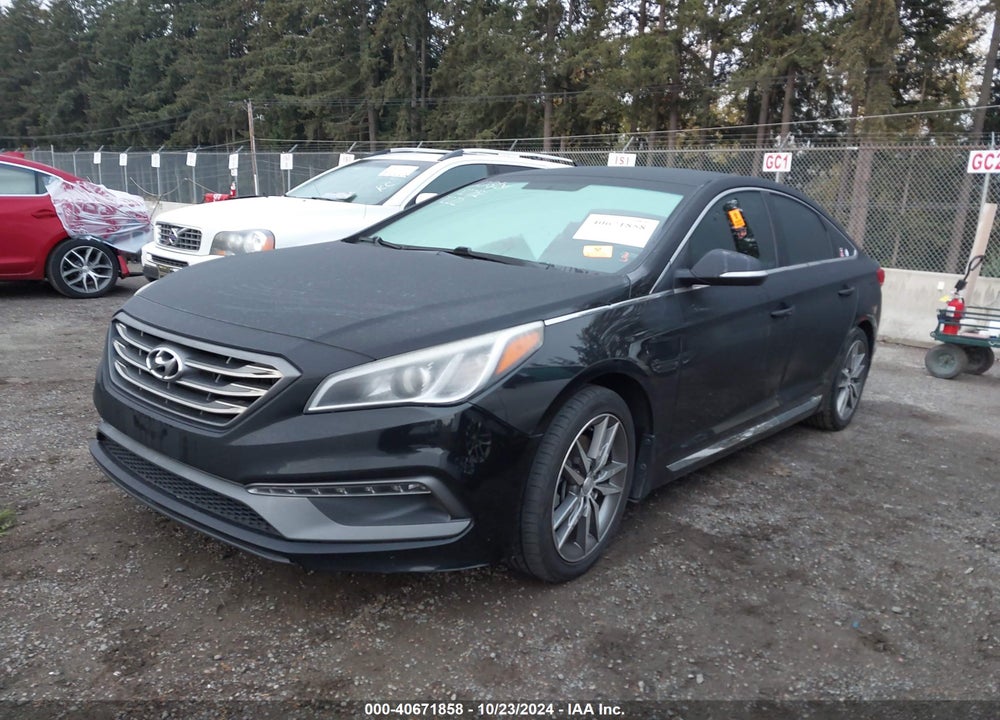 2017 HYUNDAI SONATA SPORT 2.0T VIN: 5NPE34AB6HH527222