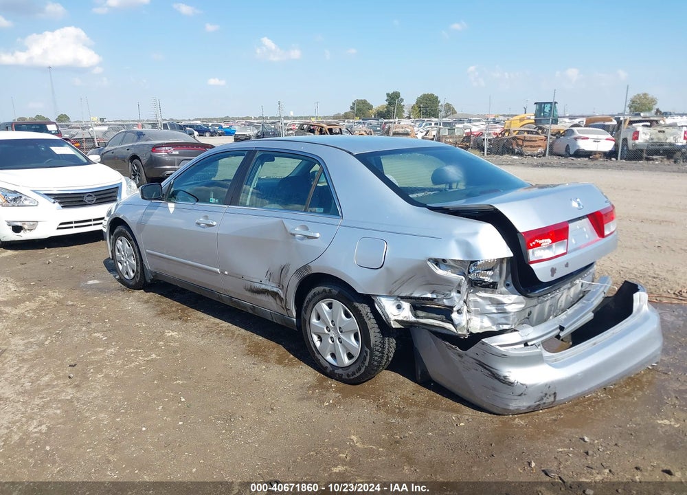 2003 HONDA ACCORD 2.4 LX VIN: 3HGCM56333G701391