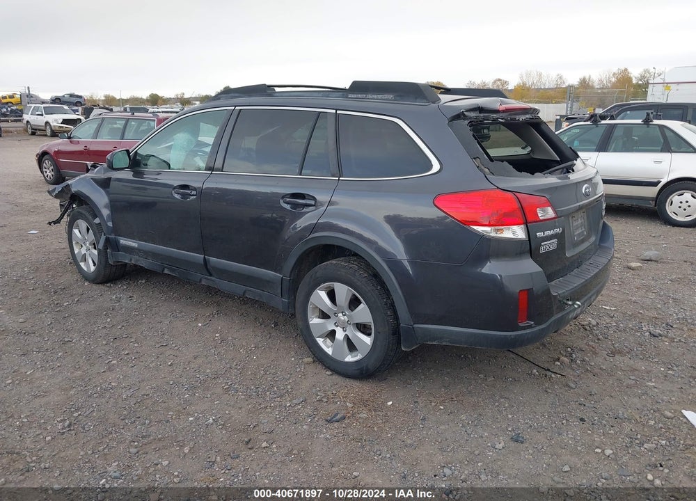 2011 SUBARU OUTBACK 2.5I PREMIUM VIN: 4S4BRBCC9B3432969