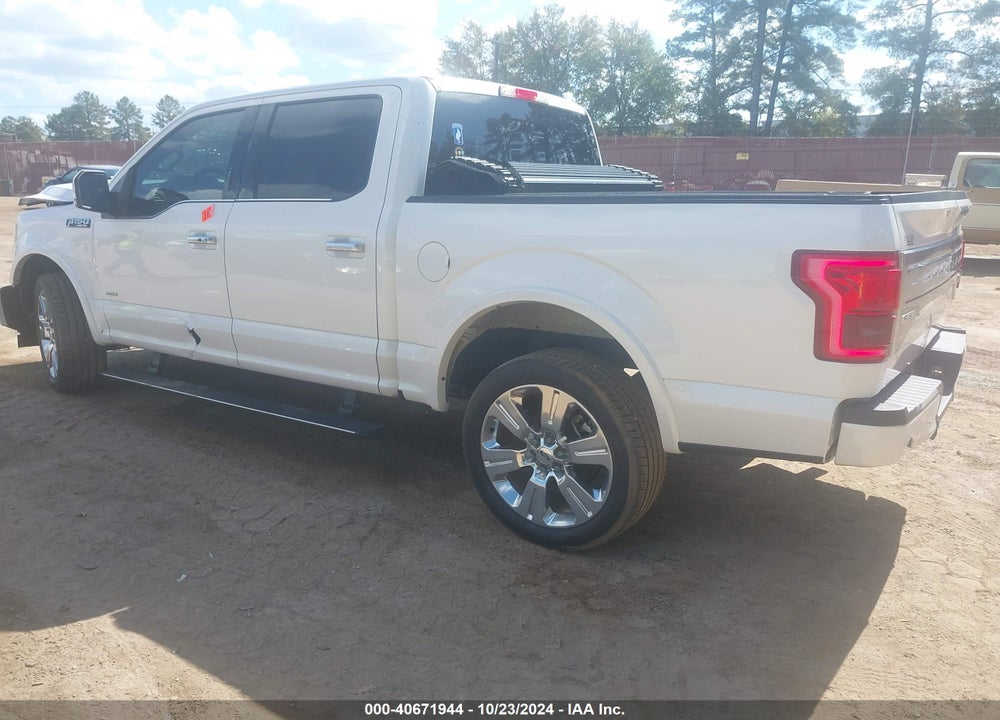 2017 FORD F-150 LIMITED VIN: 1FTEW1EG3HFC02713