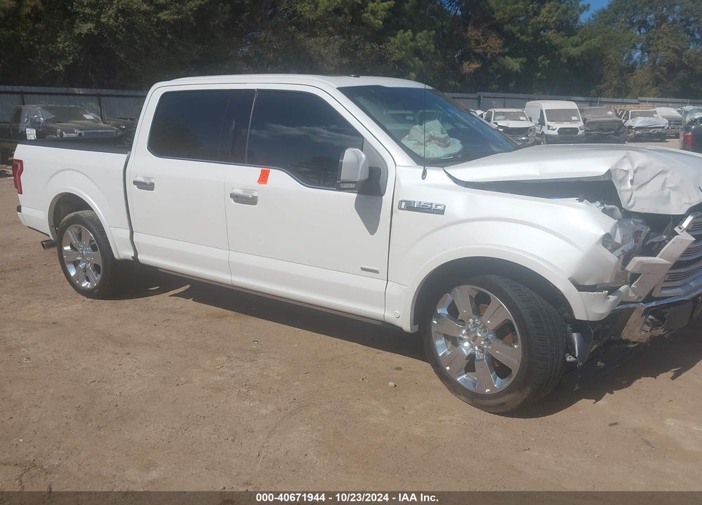2017 FORD F-150 LIMITED VIN: 1FTEW1EG3HFC02713