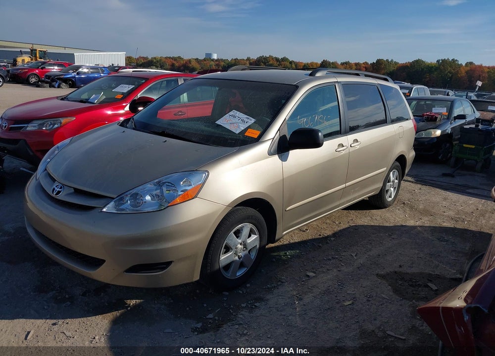 2007 TOYOTA SIENNA LE VIN: 5TDZK23C57S088571