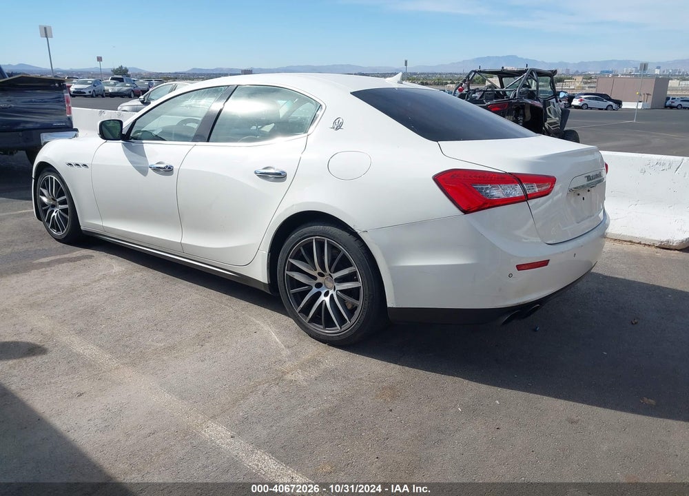 2015 MASERATI GHIBLI VIN: ZAM57XSA7F1152615