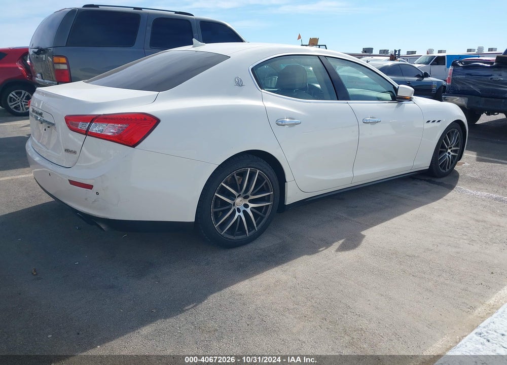 2015 MASERATI GHIBLI VIN: ZAM57XSA7F1152615