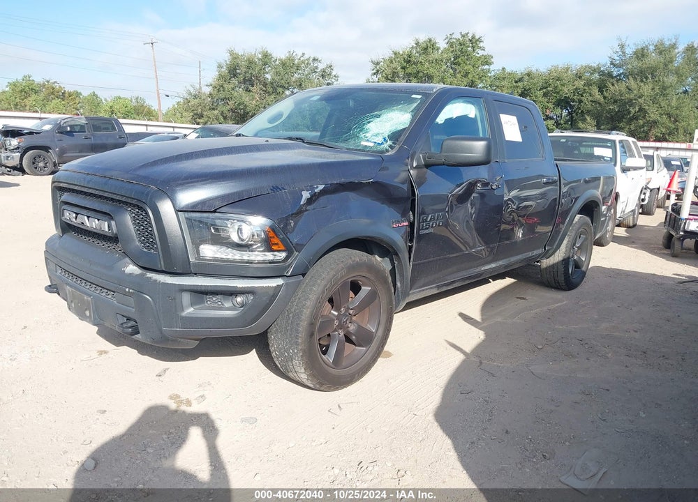2019 RAM 1500 CLASSIC WARLOCK 4X2 5'7 BOX VIN: 1C6RR6LT9KS698080