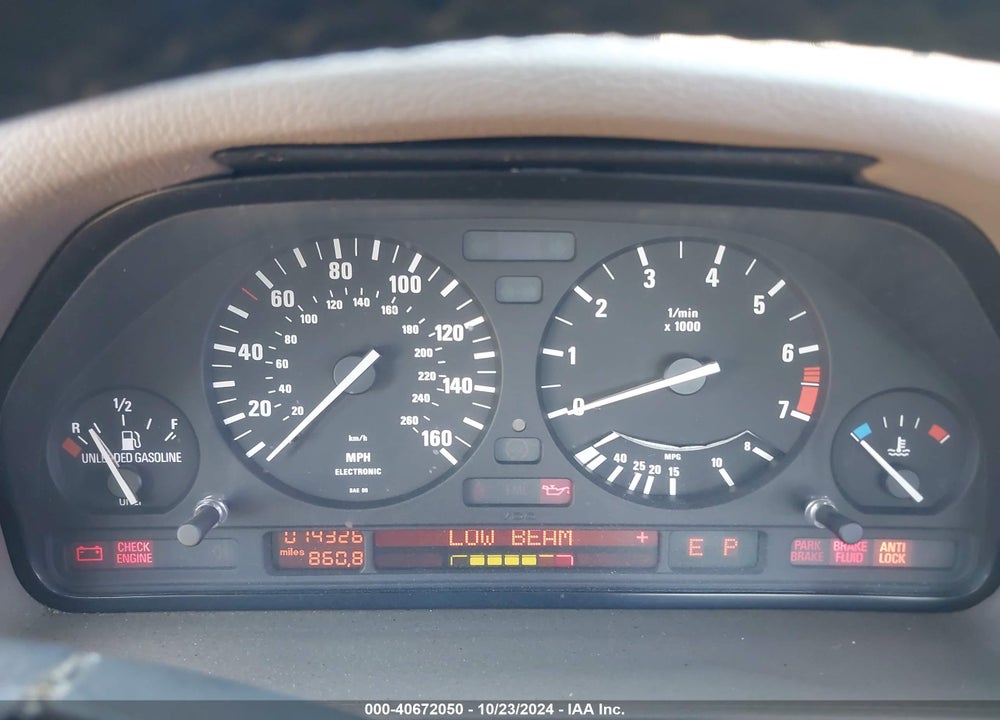 1991 BMW 525 I AUTOMATIC VIN: WBAHD631XMBJ58576