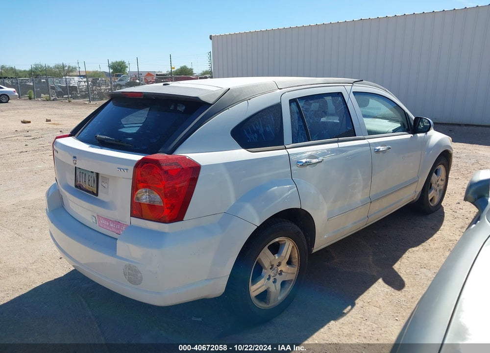 2007 DODGE CALIBER SXT VIN: 1B3HB48B67D340655