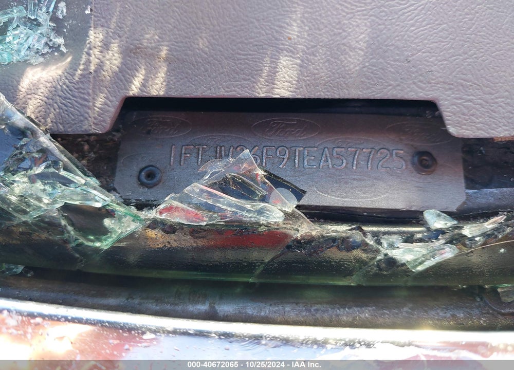 1996 FORD F350 VIN: 1FTJW36F9TEA57725