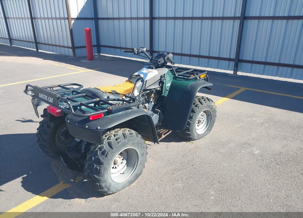 2004 ARTIC CAT 4 WHEELER VIN: 4UF00AT87YT305750