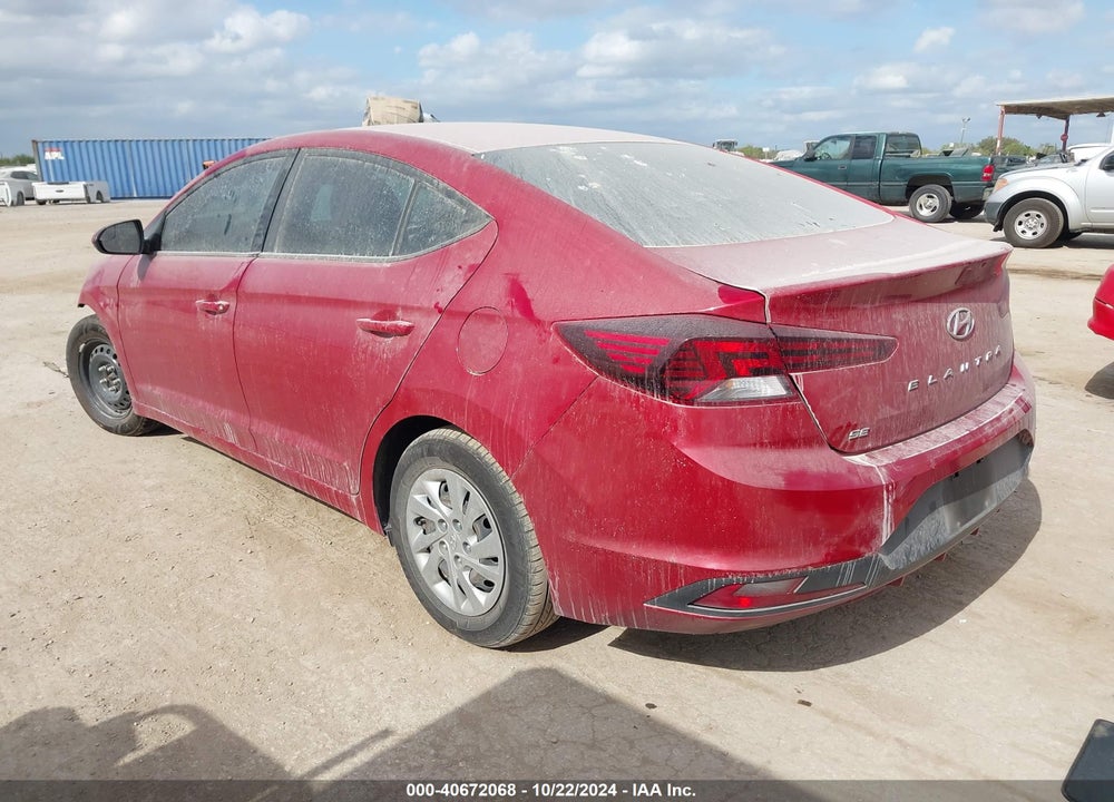 2020 HYUNDAI ELANTRA SE VIN: KMHD74LF1LU067753