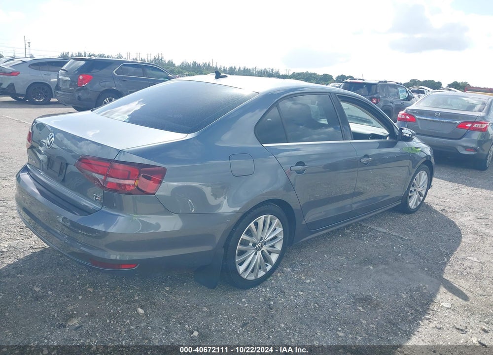 2016 VOLKSWAGEN JETTA 1.8T SEL VIN: 3VWL07AJ1GM327587