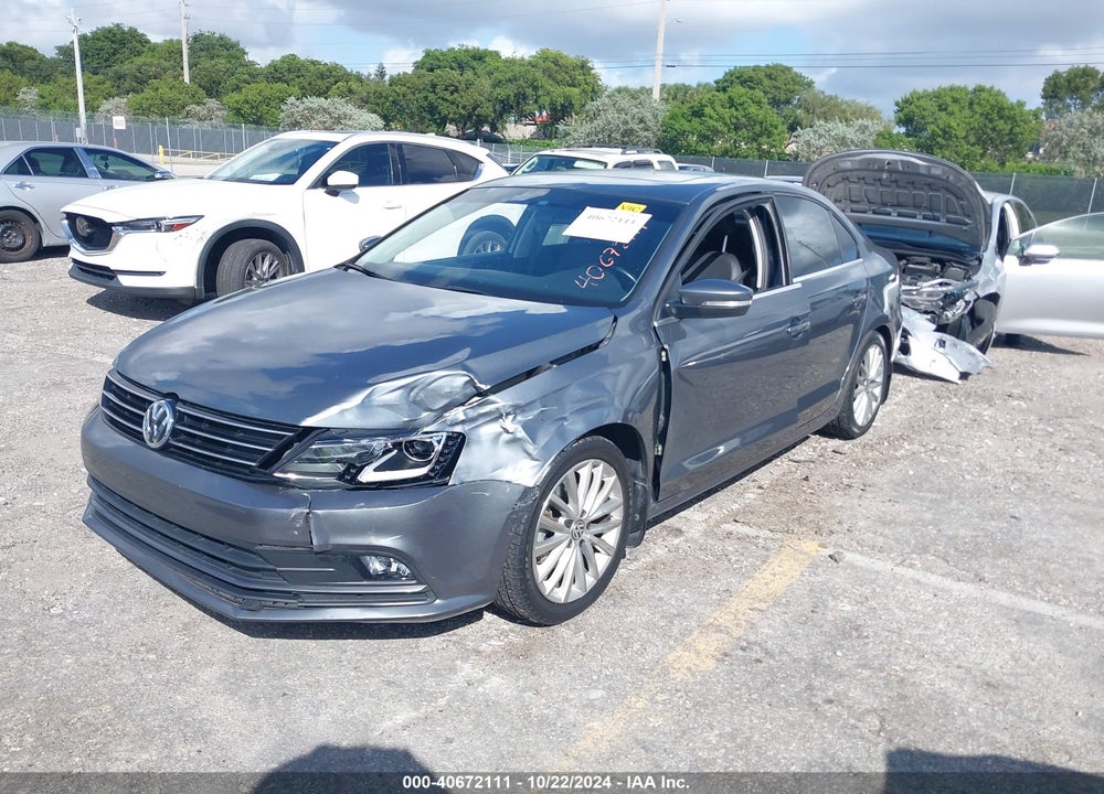 2016 VOLKSWAGEN JETTA 1.8T SEL VIN: 3VWL07AJ1GM327587