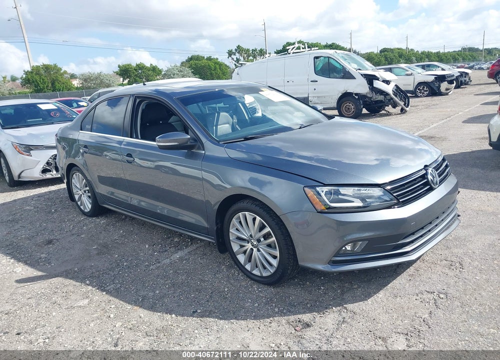2016 VOLKSWAGEN JETTA 1.8T SEL VIN: 3VWL07AJ1GM327587