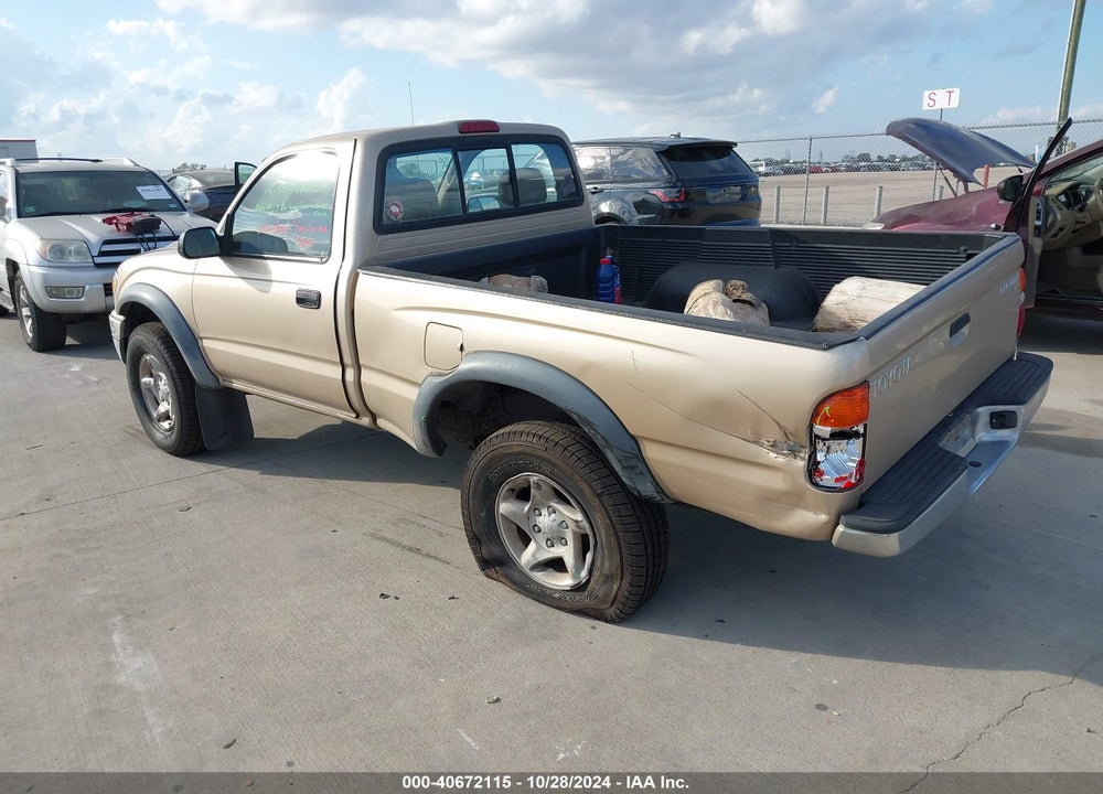 2001 TOYOTA TACOMA VIN: 5TEPM62N41Z802079