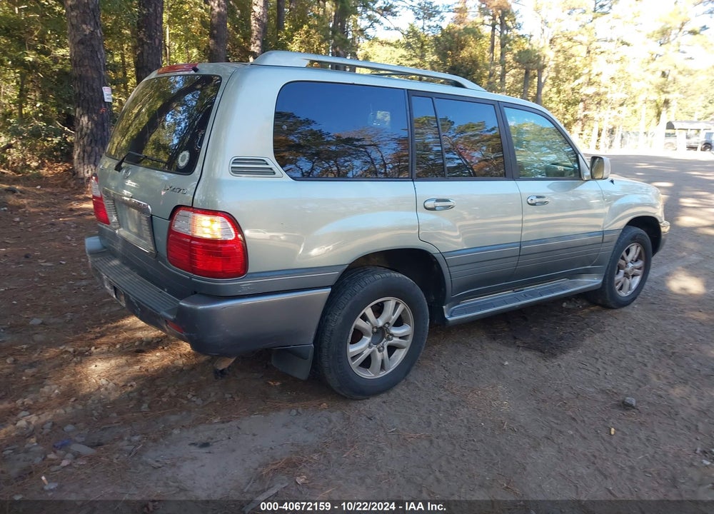 2005 LEXUS LX 470 VIN: JTJHT00W454002667