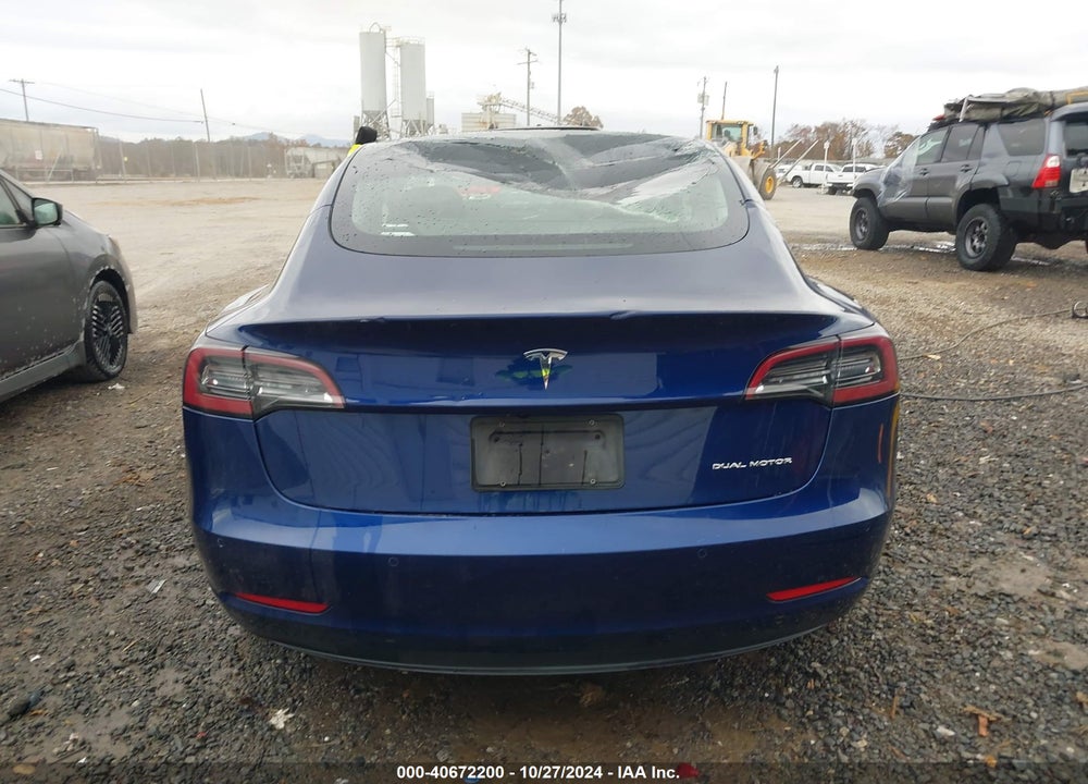 2020 TESLA MODEL 3 LONG RANGE DUAL MOTOR ALL-WHEEL DRIVE VIN: 5YJ3E1EB9LF787504