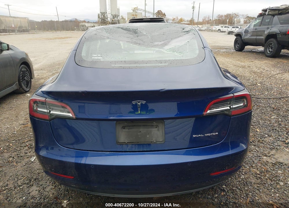 2020 TESLA MODEL 3 LONG RANGE DUAL MOTOR ALL-WHEEL DRIVE VIN: 5YJ3E1EB9LF787504