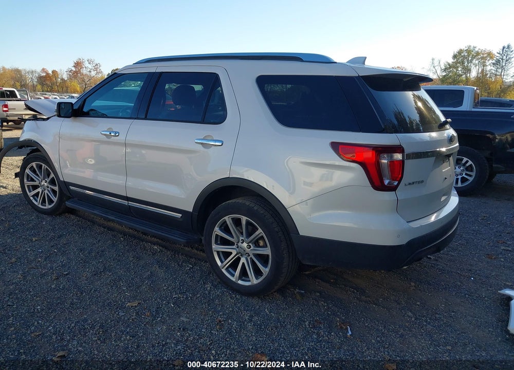 2017 FORD EXPLORER LIMITED VIN: 1FM5K8FH7HGC64424