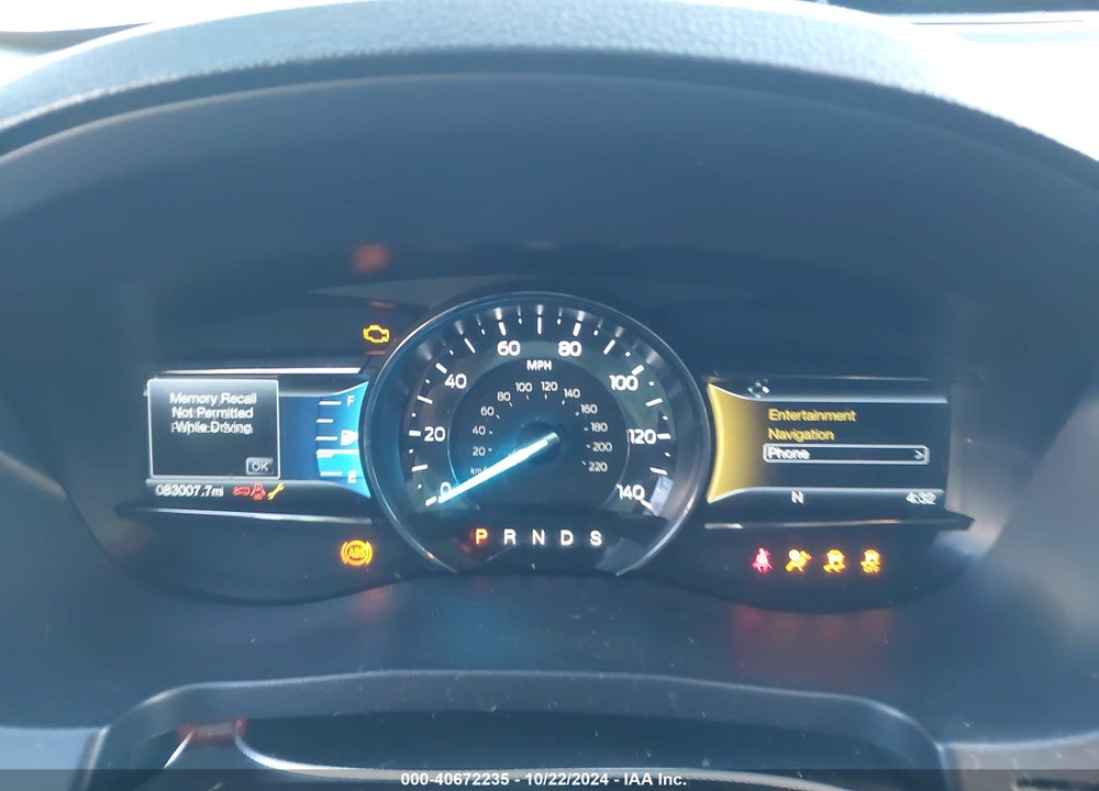 2017 FORD EXPLORER LIMITED VIN: 1FM5K8FH7HGC64424