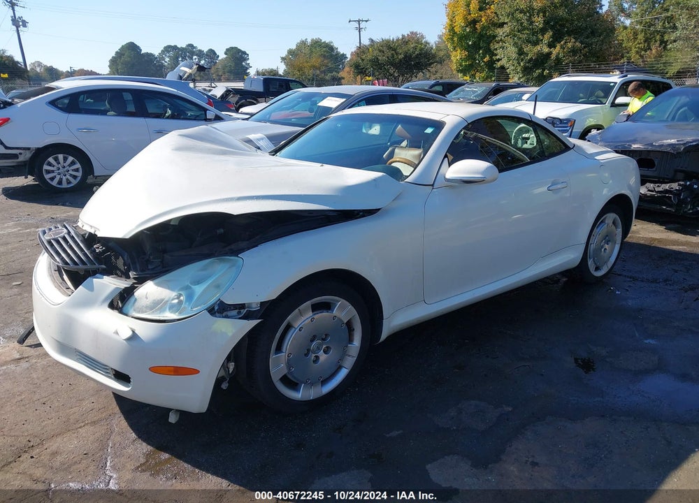 2002 LEXUS SC 430 VIN: JTHFN48Y120024161