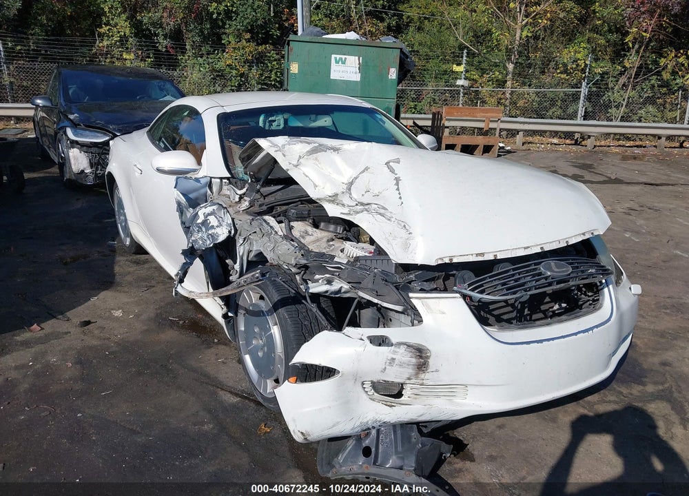 2002 LEXUS SC 430 VIN: JTHFN48Y120024161