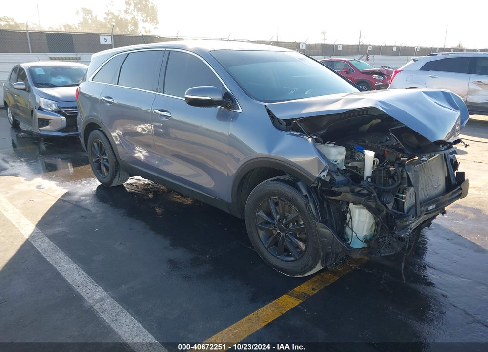 2020 KIA SORENTO 2.4L LX VIN: 5XYPG4A39LG623514