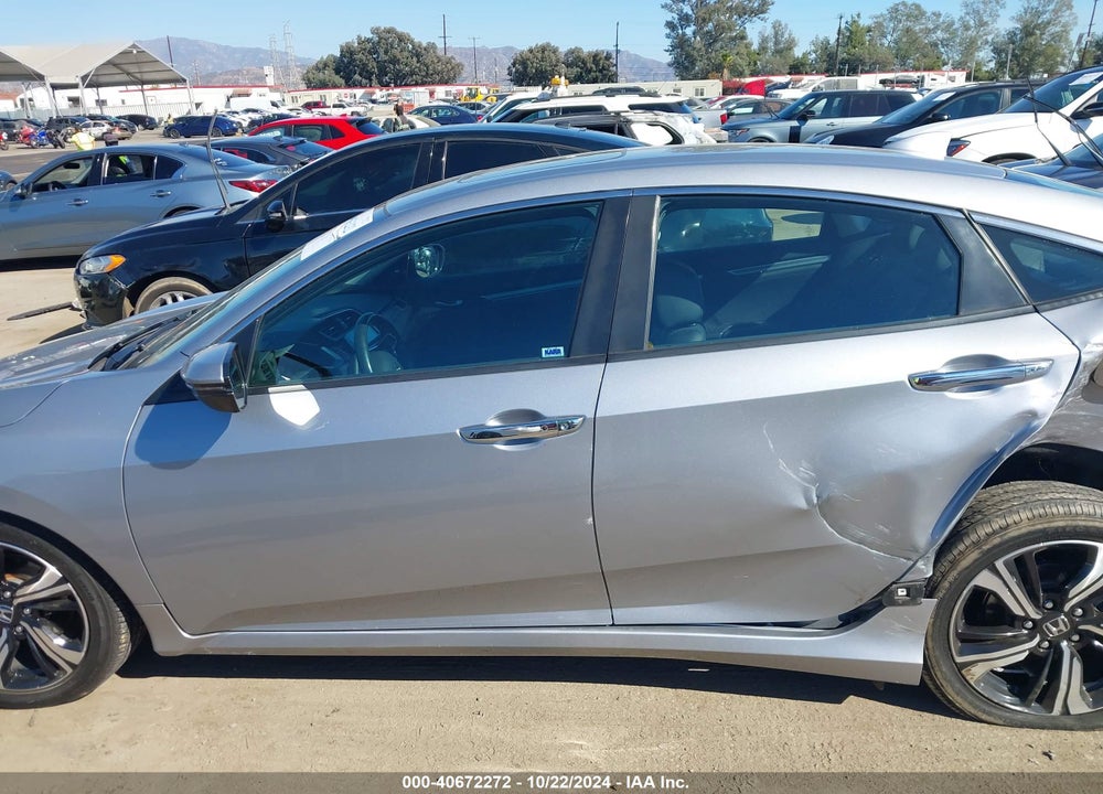 2016 HONDA CIVIC TOURING VIN: 2HGFC1F92GH645589
