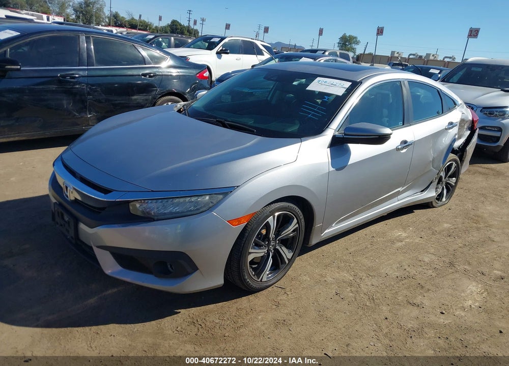 2016 HONDA CIVIC TOURING VIN: 2HGFC1F92GH645589